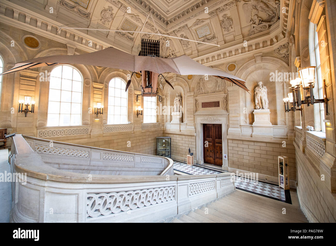 Clément Ader Avion III al Musée des Arts et Métiers. Foto Stock