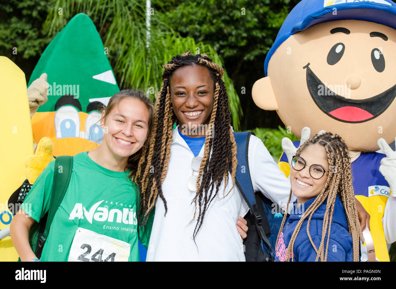 SÃO PAULO, SP - 22.07.2018: FISU AMERICA GIOCHI 2018 - Brasile riceve il primo Pan American University di storia, la capitale di São Paulo ospita la prima edizione della FISU AMERICA giochi tra luglio 19 e 29. (Foto: Maycon Soldano/Fotoarena) Foto Stock