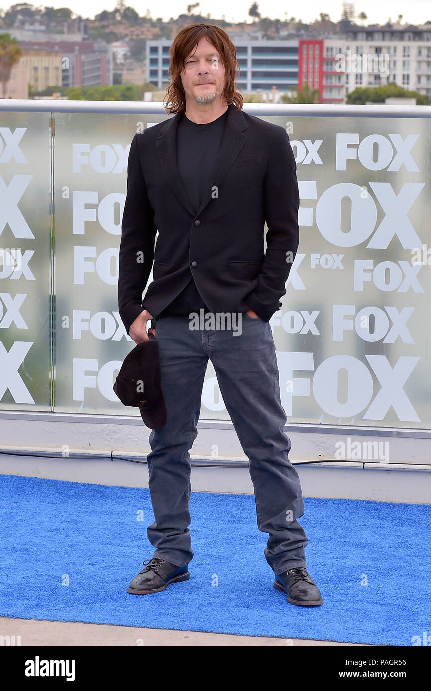 Norman Reedus alla conferenza stampa per la nona stagione di AMC SERIE TV "The Walking Dead al San Diego Comic-Con 2018 internazionale sulla terrazza sul tetto della struttura Andaz Hotel. San Diego, 20.07.2018 | Utilizzo di tutto il mondo Foto Stock