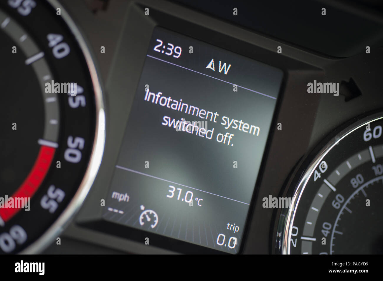 Termometro per cruscotto auto immagini e fotografie stock ad alta  risoluzione - Alamy