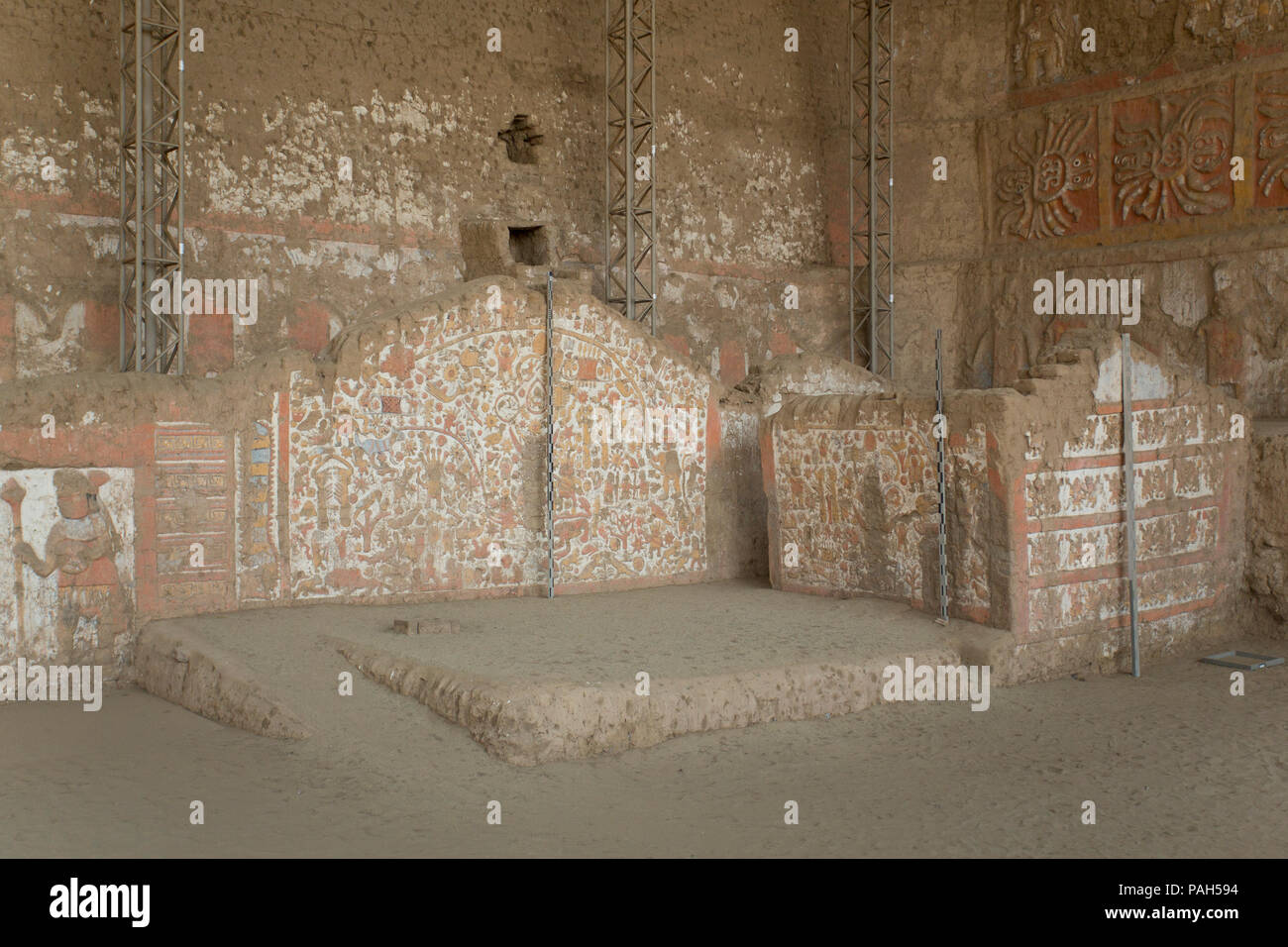 El Brujo sito archeologico vicino a Trujillo, Perù, Sud America Foto Stock