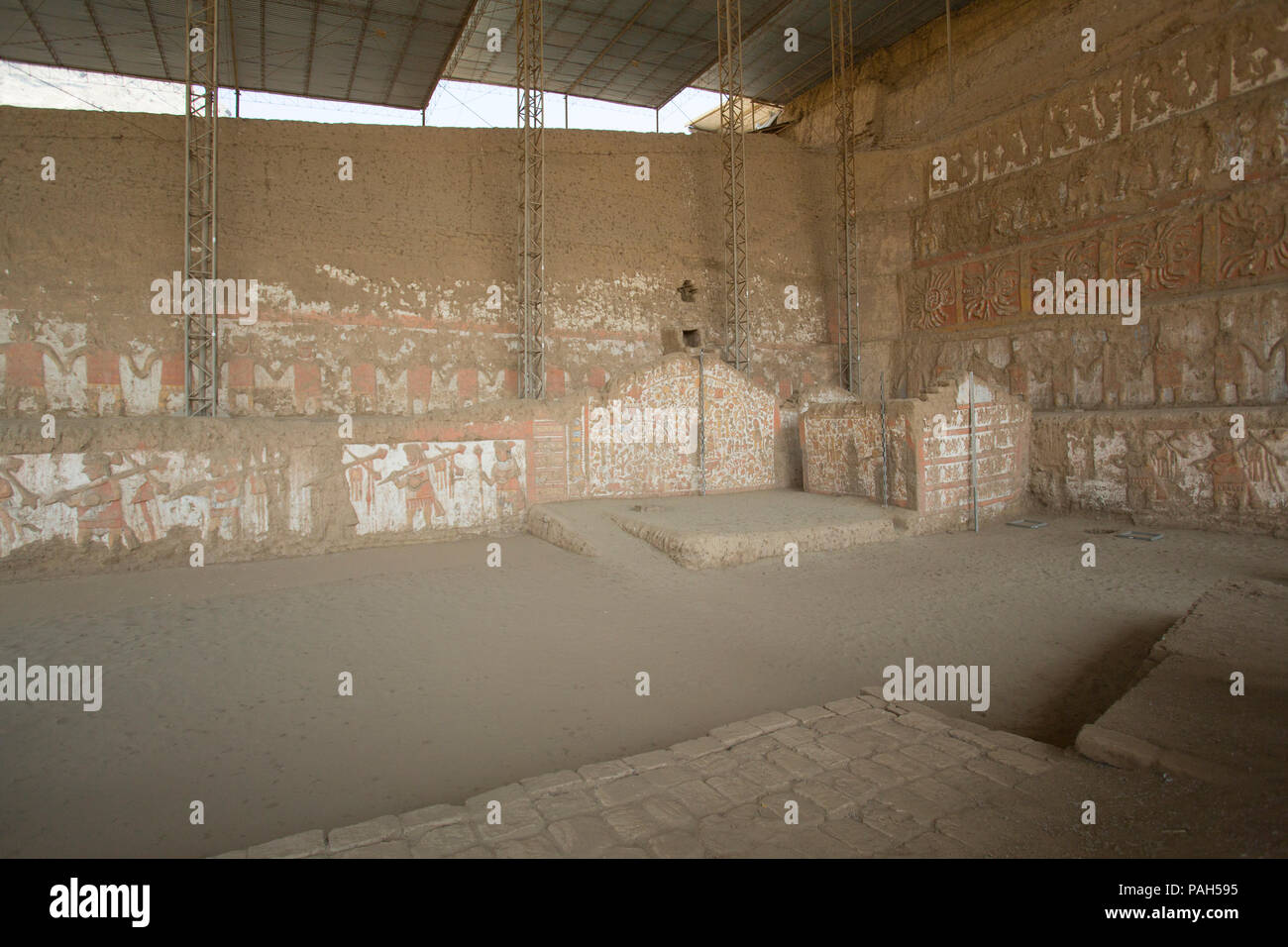 El Brujo sito archeologico vicino a Trujillo, Perù, Sud America Foto Stock