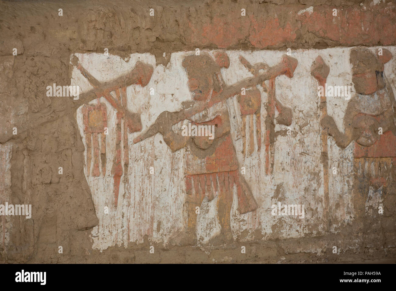 El Brujo sito archeologico vicino a Trujillo, Perù, Sud America Foto Stock