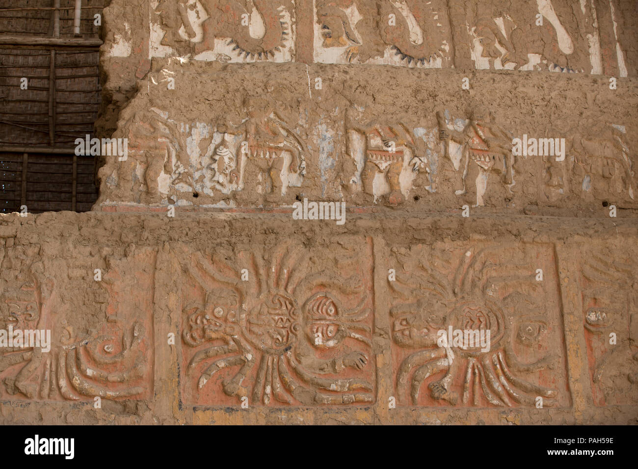 El Brujo sito archeologico vicino a Trujillo, Perù, Sud America Foto Stock