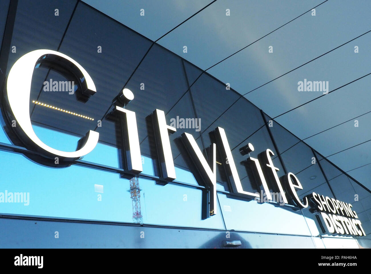 Europa,l'Italia,Lombardia,Milano,Citylife shpping district Foto Stock