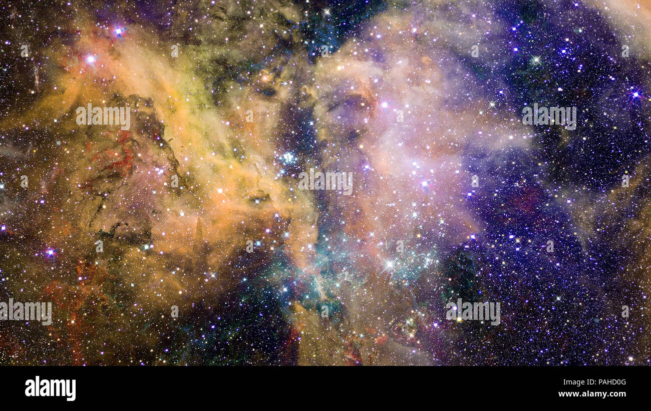 La nebulosa di riflessione il sito di formazione stellare. Gli elementi di questa immagine fornita dalla NASA. Foto Stock