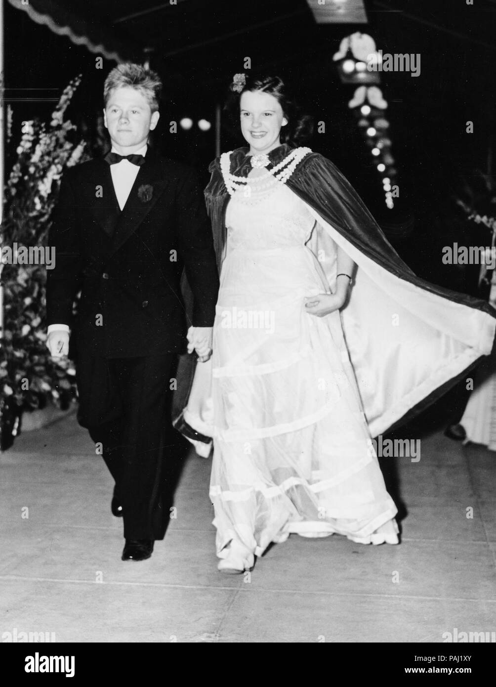 Judy Garland, Mickey Rooney, 1937 Foto Stock