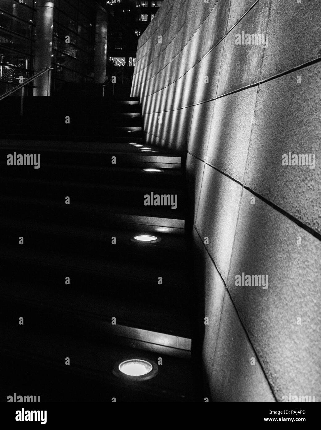 Luce nel buio Foto Stock