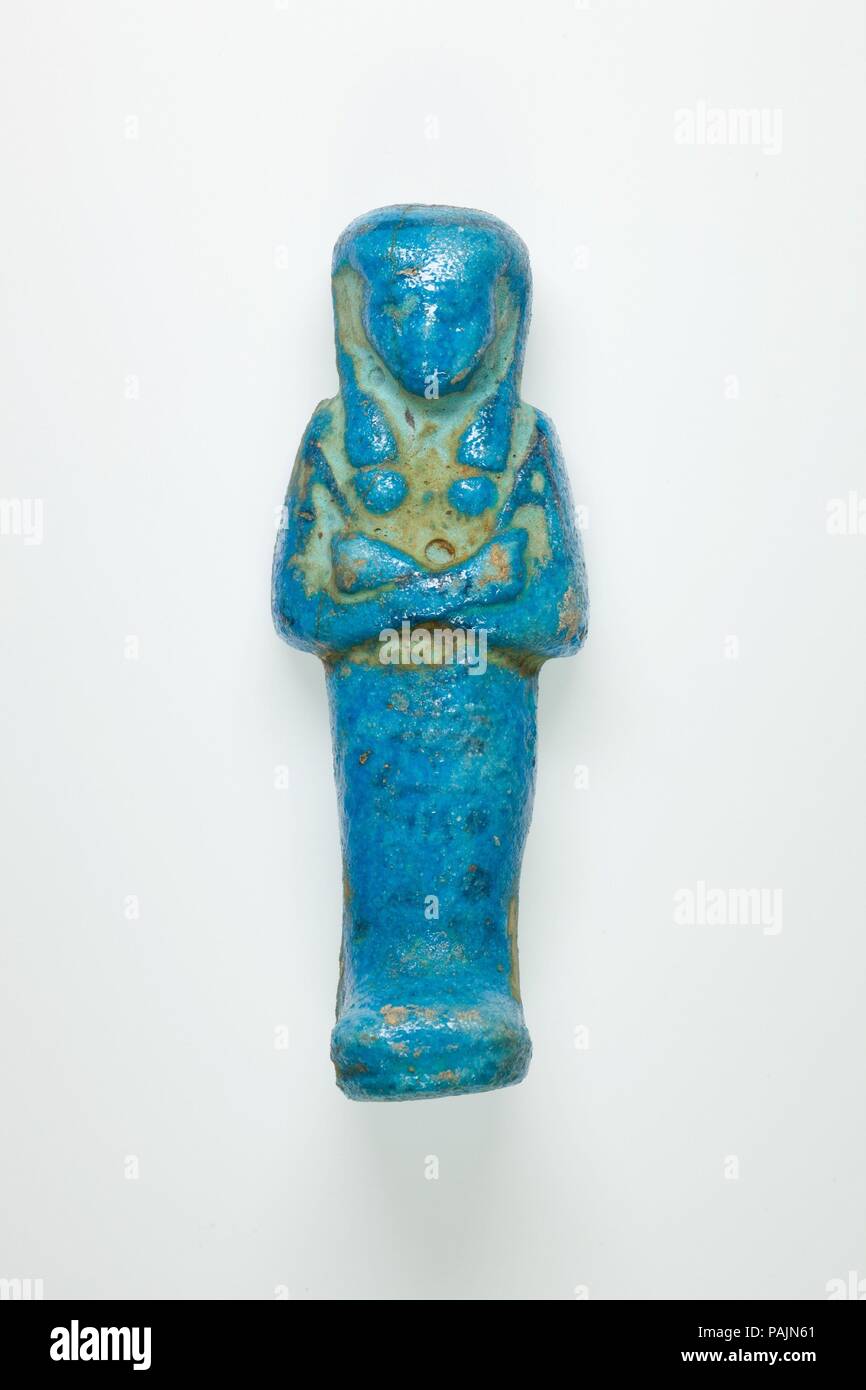 Lavoratore di Shabti Henettawy (C), Figlia di Isetemkheb. Dimensioni: h. 12,2 × w. 4.4 × d. 3,9 cm (4 13/16 × 1 3/4 × 1 9/16 in.). Dynasty: Dynasty 21. Data: ca. 990-970 A.C. Museo: Metropolitan Museum of Art di New York, Stati Uniti d'America. Foto Stock