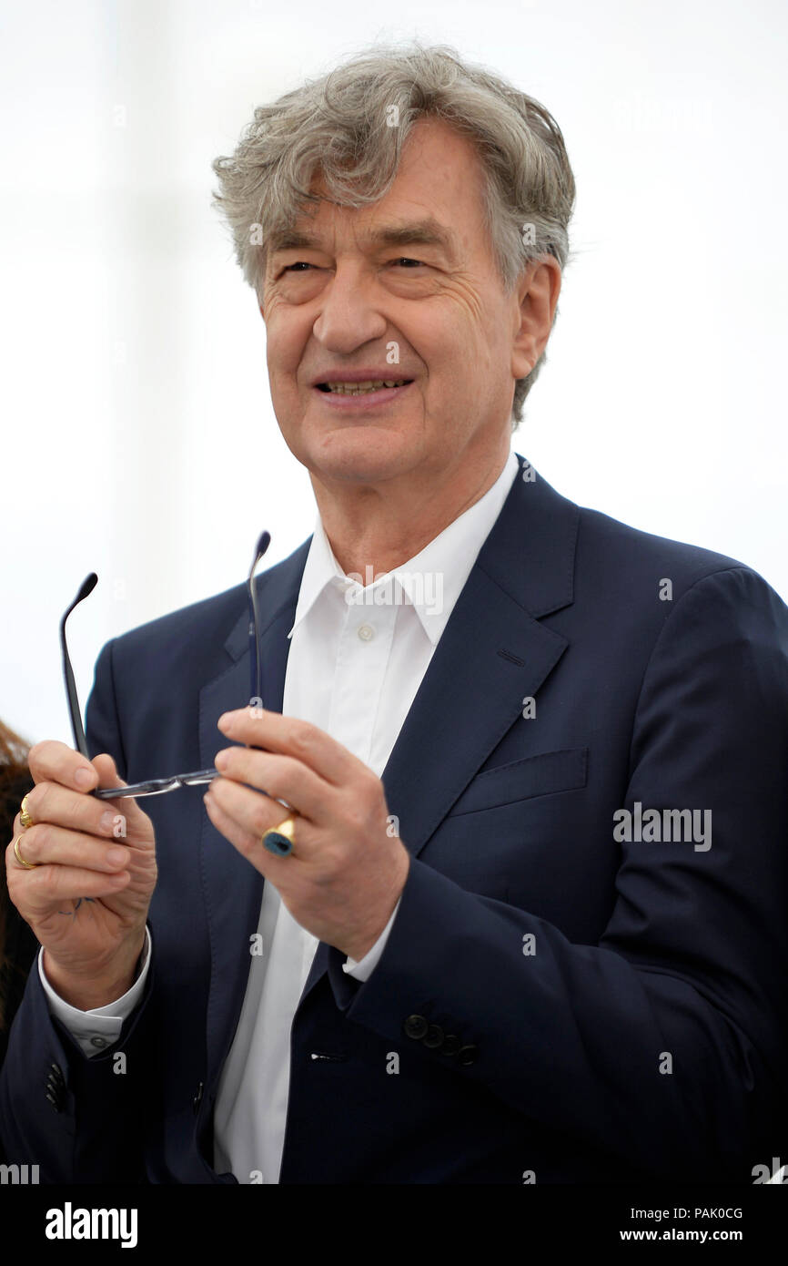 Settantunesima Cannes Film Festival: direttore Wim Wenders, su 2018/05/13 Foto Stock