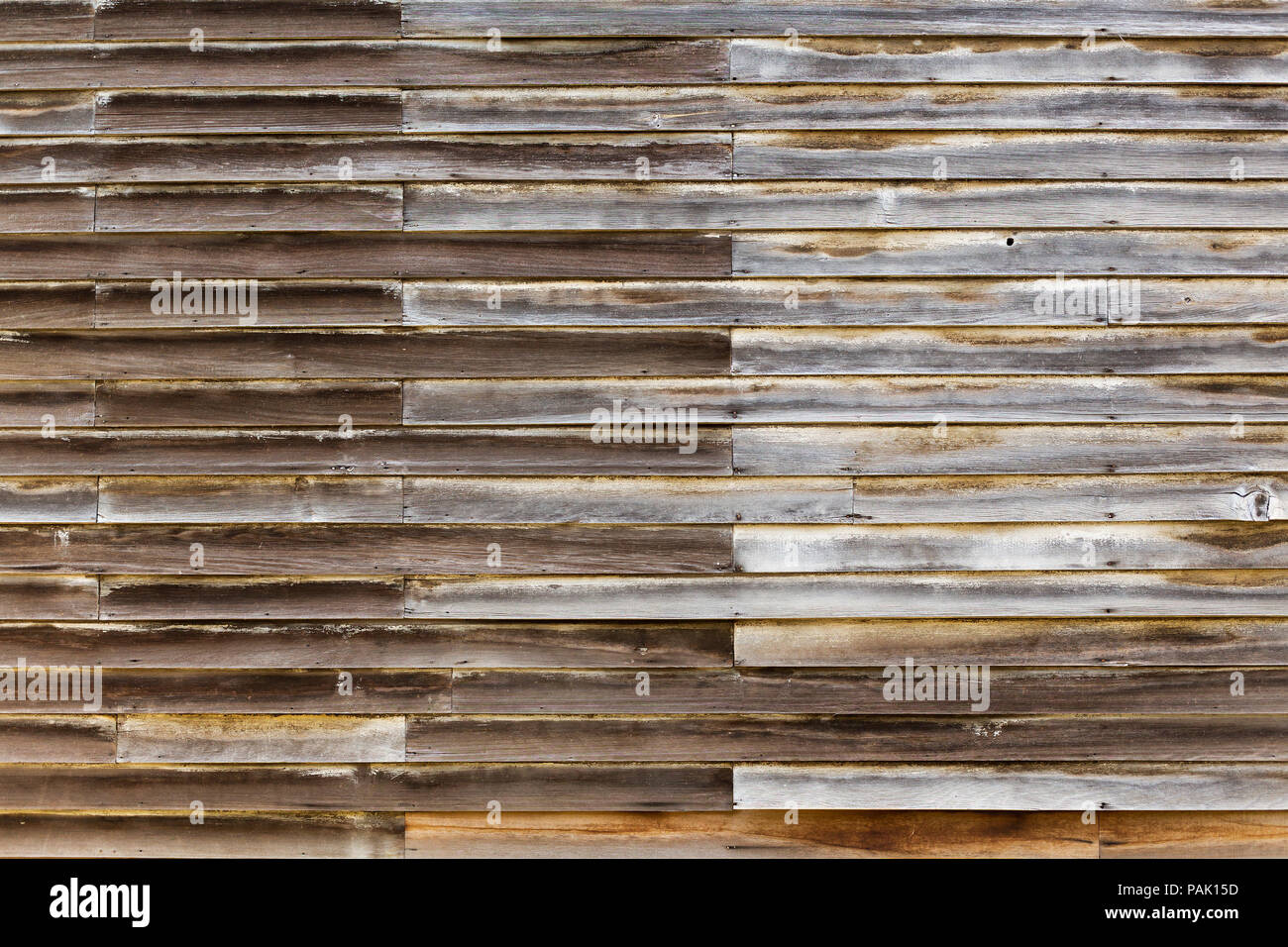 Weathered fienile legno texture di sfondo Foto Stock