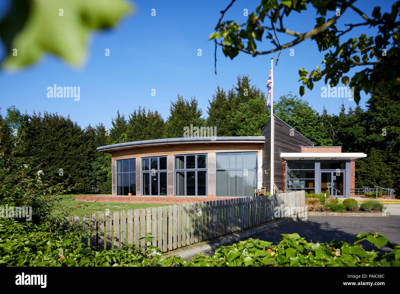 Chelford villaggio e parrocchia civile nel Cheshire, Inghilterra, la Hall a Marthall Foto Stock