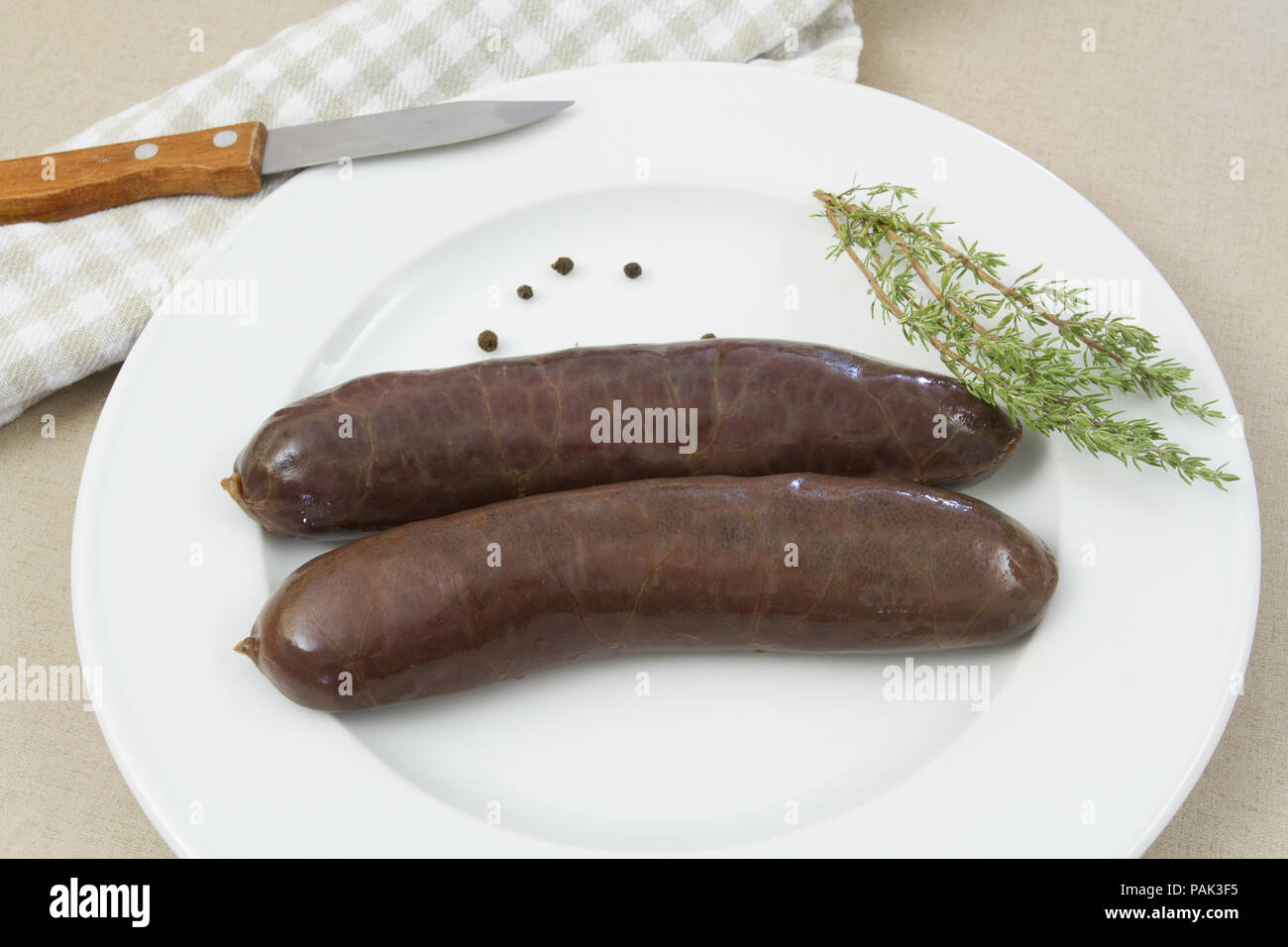 sanguinaccio Foto Stock