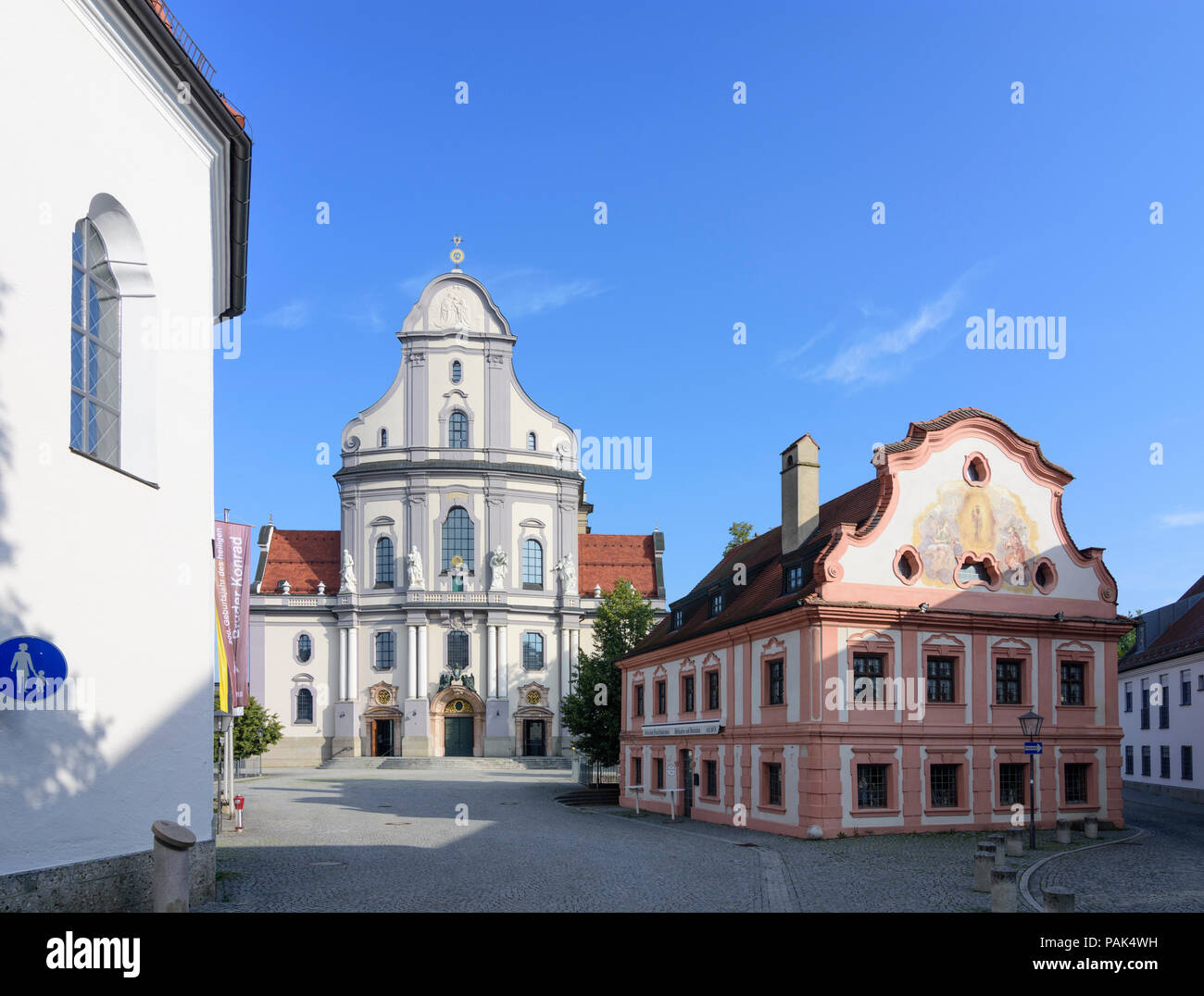 Altötting: Basilika chiesa di Sant'Anna in Germania, in Baviera, Baviera, Alta Baviera, Baviera superiore Foto Stock