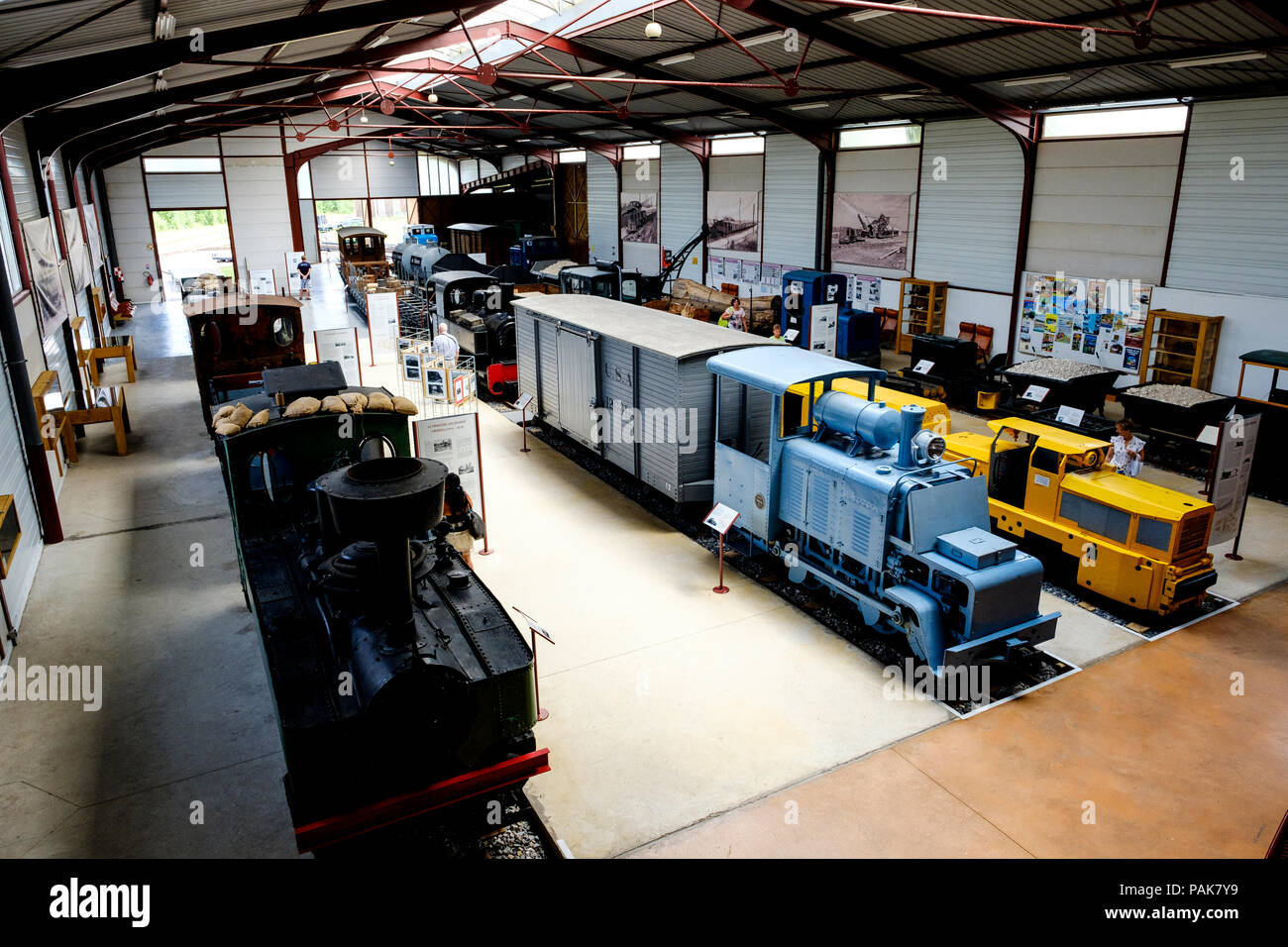 Il museo al Froissy Dompierre Light Railway. A 600 mm a scartamento ridotto di ferrovia leggera di esecuzione da Froissy a Dompierre-Becquincourt, attraverso Cappy, Foto Stock