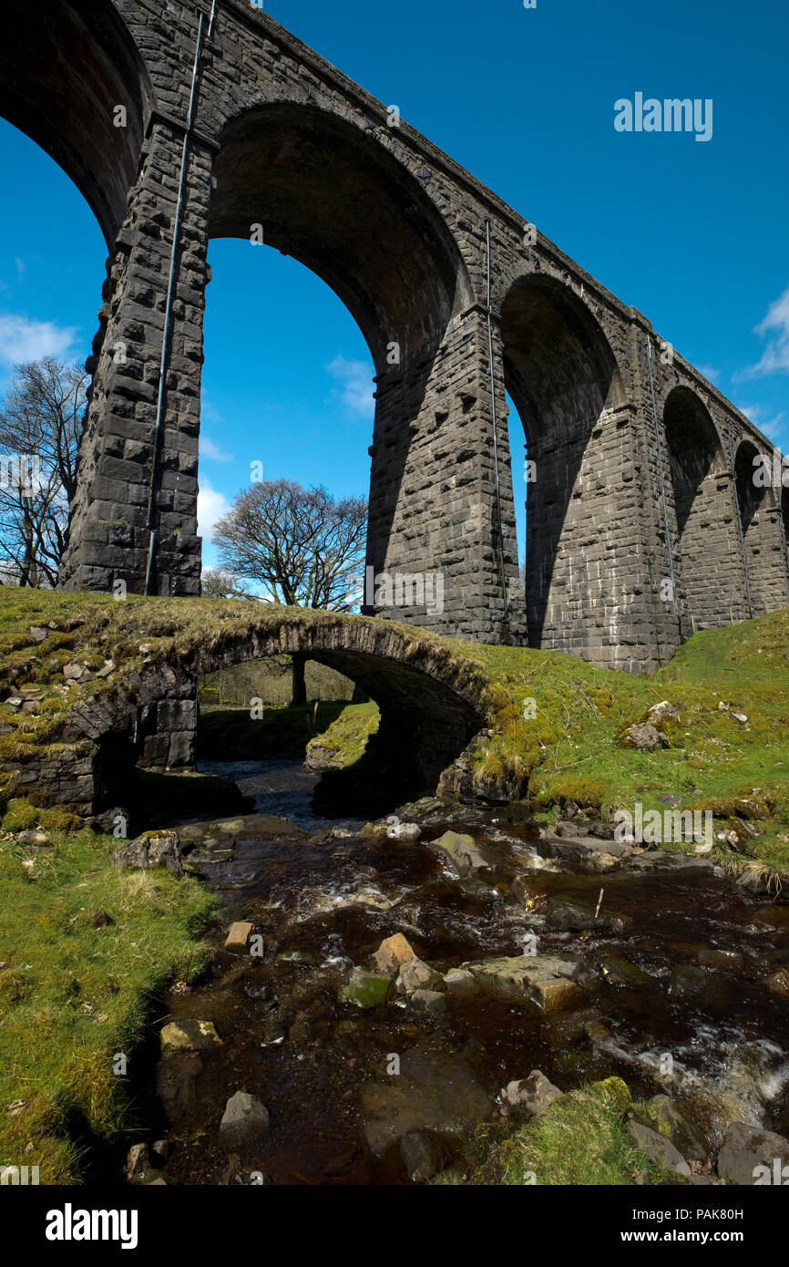 Dent testa viadotto, nell Inghilterra del Nord Foto Stock