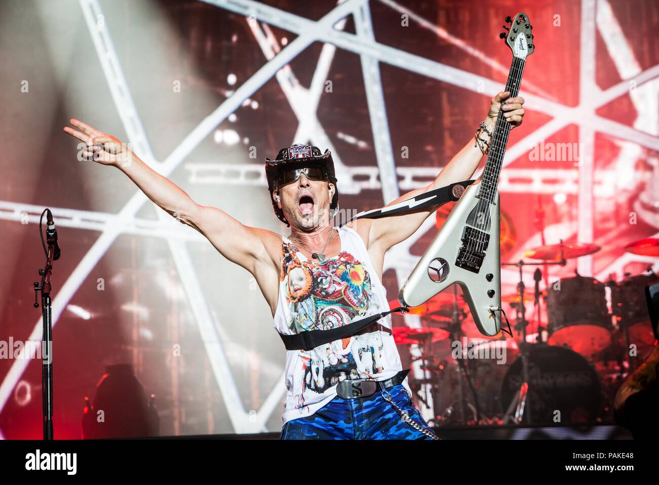 Verona, Italia. Il 23 luglio 2018. Scorpions live at Arena di Verona © Roberto Finizio / Alamy Live News Foto Stock