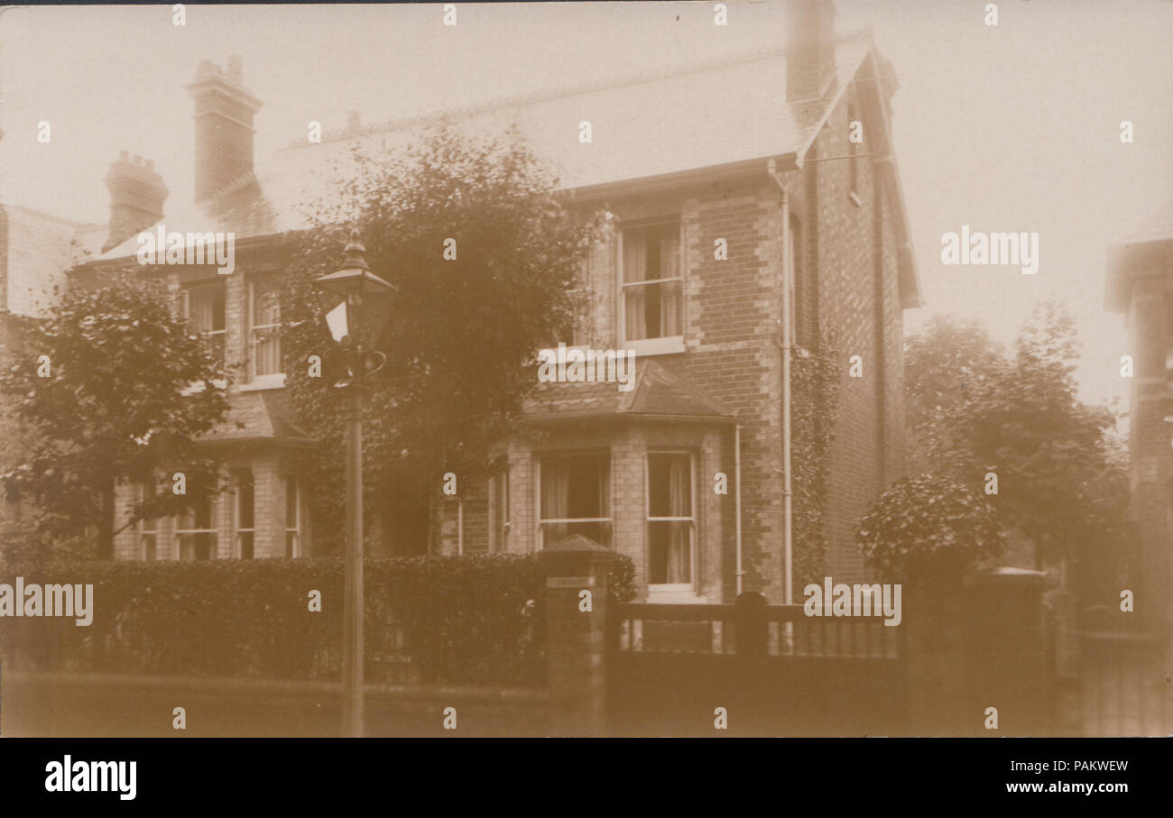 Vintage Fotografia di Glenthorne House, 74 Hamilton Road, Reading, Berkshire, Inghilterra Foto Stock