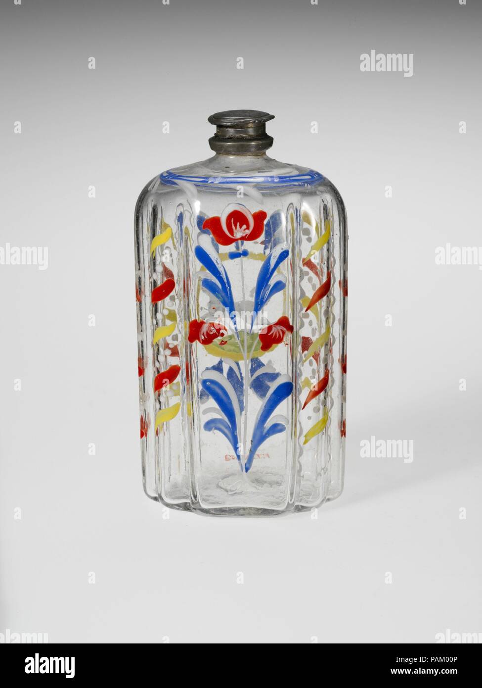 Bottiglia. Dimensioni: H. 5 3/4 in. (14,6 cm). Data: 1763-79. Museo: Metropolitan Museum of Art di New York, Stati Uniti d'America. Foto Stock