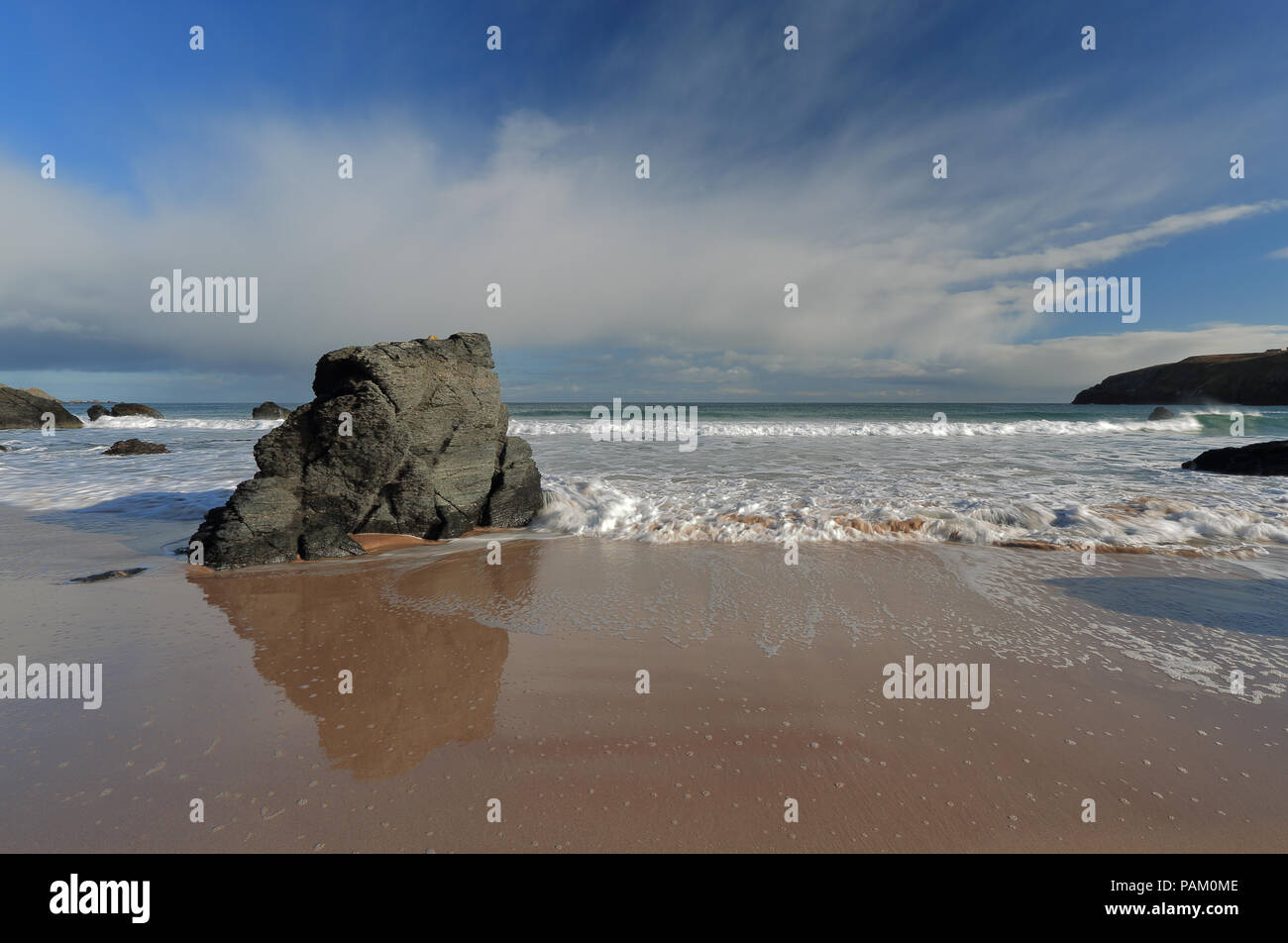 Sango Bay, la spiaggia di Durness Highlands scozzesi Foto Stock