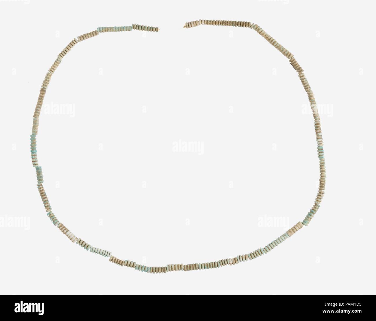 Stringa di perline. Dynasty: Dynasty 18. Regno: regno di Amenofi III. Data: ca. 1390-1353 A.C. Museo: Metropolitan Museum of Art di New York, Stati Uniti d'America. Foto Stock