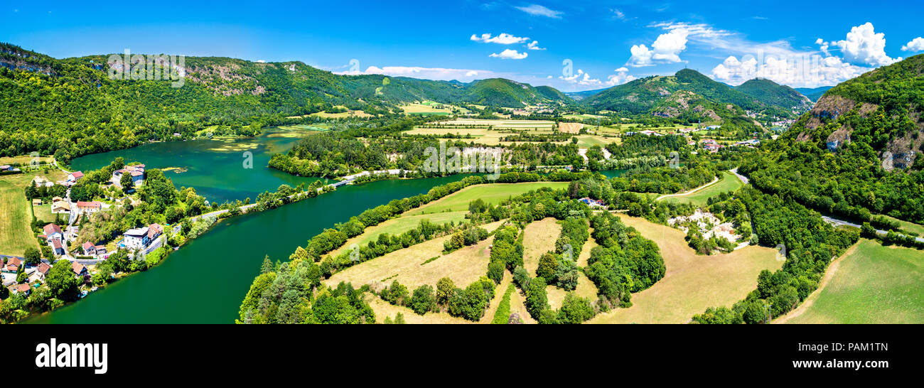 Gola del Fiume Ain in Francia Foto Stock