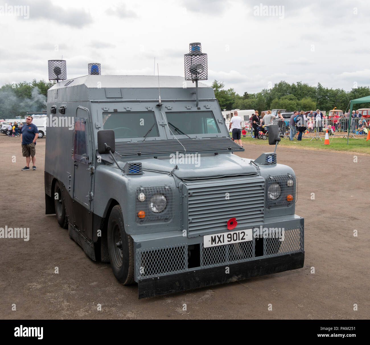 RUC blindato di Land Rover Foto Stock