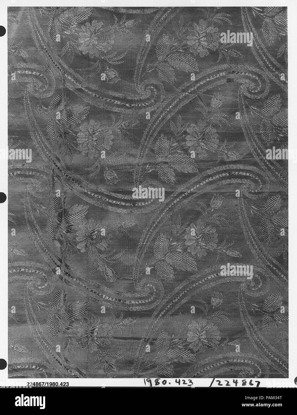 Pezzo. Cultura: francesi o inglesi. Dimensioni: L. 39 x W. 86 1/8 pollici (99,1 x 218.8 cm.). Data: 1.830 s-40s. Museo: Metropolitan Museum of Art di New York, Stati Uniti d'America. Foto Stock