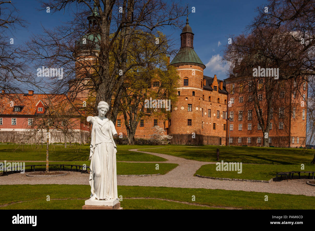 Schloß Gripsholm a Mariefred Foto Stock