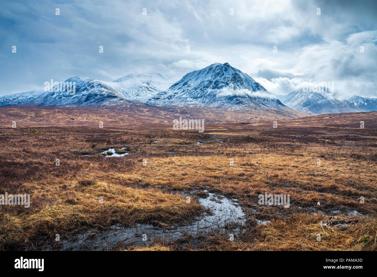 Glen Coe, Argyll, Highlands, Scotland, Regno Unito, Europa. Foto Stock