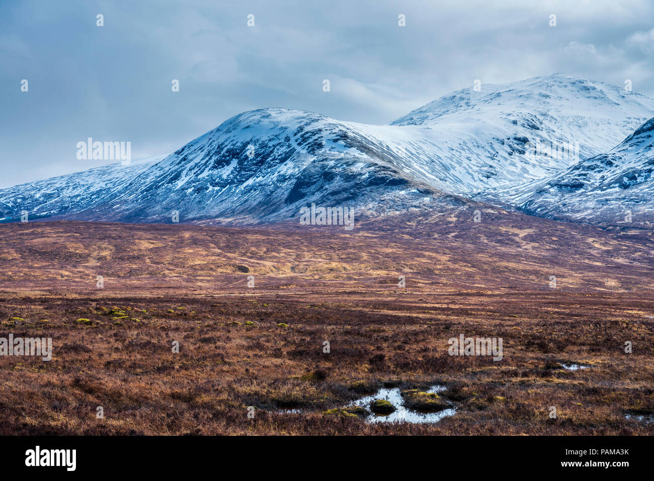 Glen Coe, Argyll, Highlands, Scotland, Regno Unito, Europa. Foto Stock