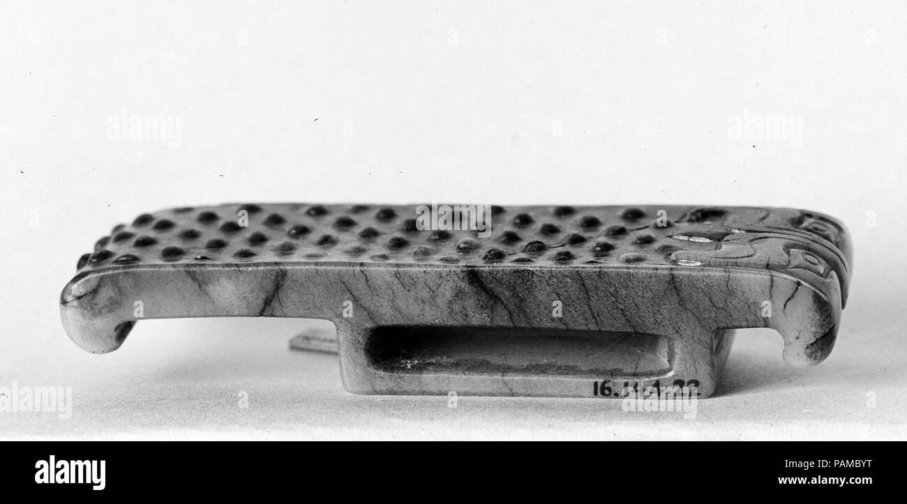 Corpino di chiusura. Cultura: la Cina. Dimensioni: L. 3 1/16 in. (7.8 cm). Museo: Metropolitan Museum of Art di New York, Stati Uniti d'America. Foto Stock