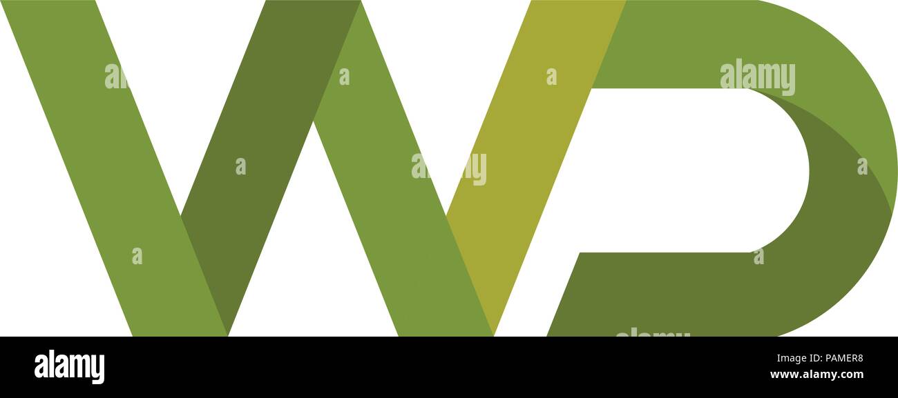 Lettera logo WD con la tecnologia digitale stile stile creativo, lettera W E D, WD vettore logo Illustrazione Vettoriale