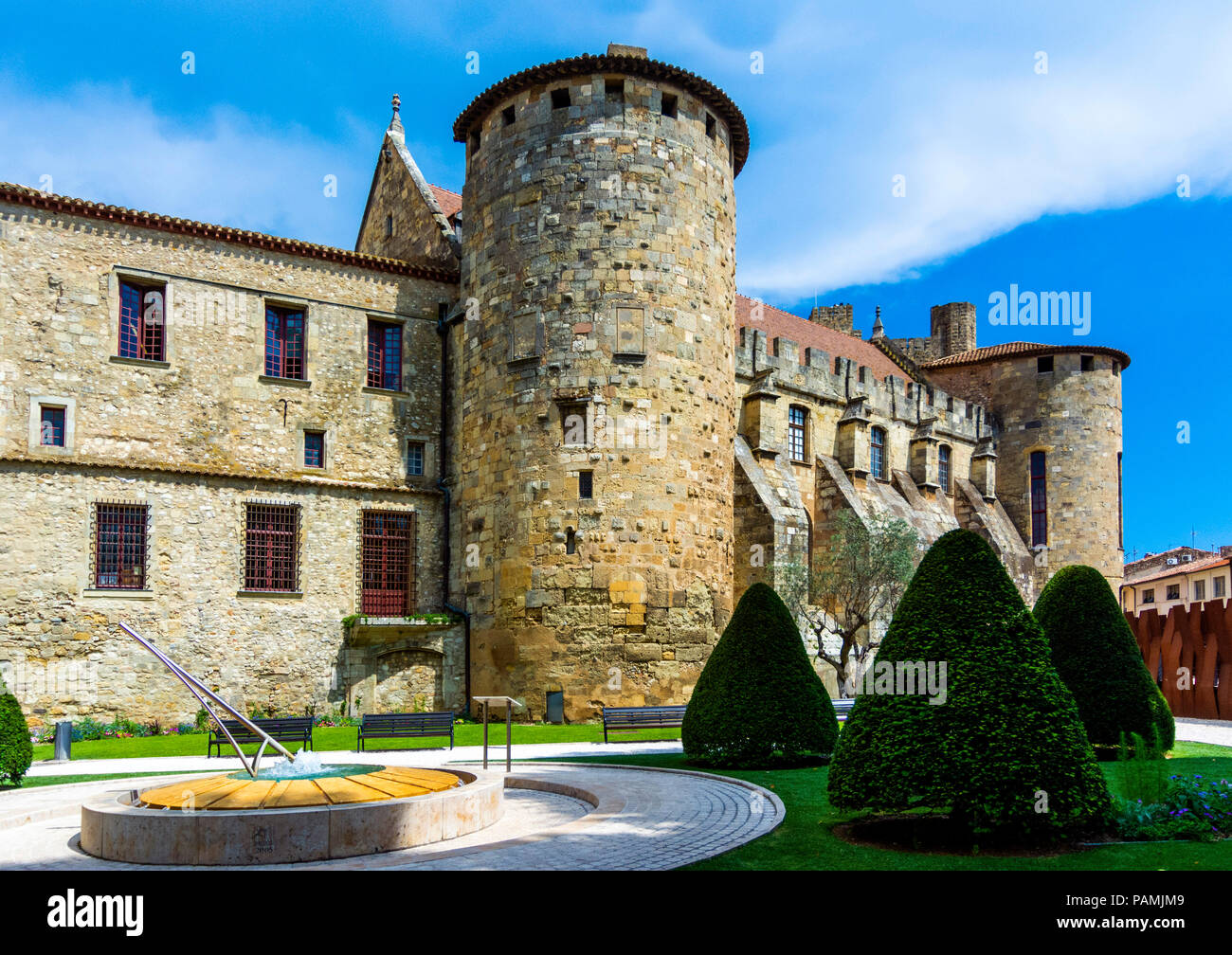 Arcivescovi' Palace di Narbonne, Aude, Occitanie, Francia Foto Stock