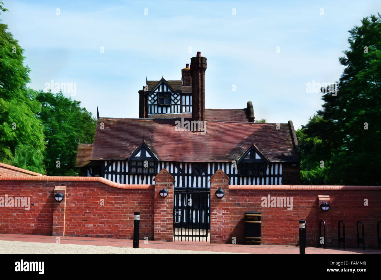 L'Oak House Museum di Birmingham. Foto Stock