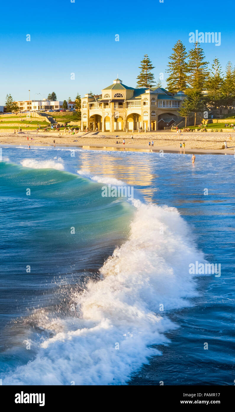 Cottesloe Beach a Perth, Western Australia Foto Stock