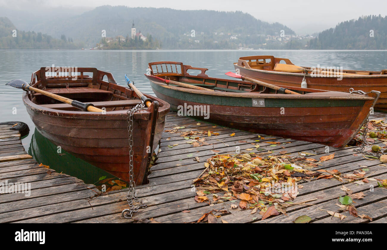 Il lago di Bled Slovenia Foto Stock