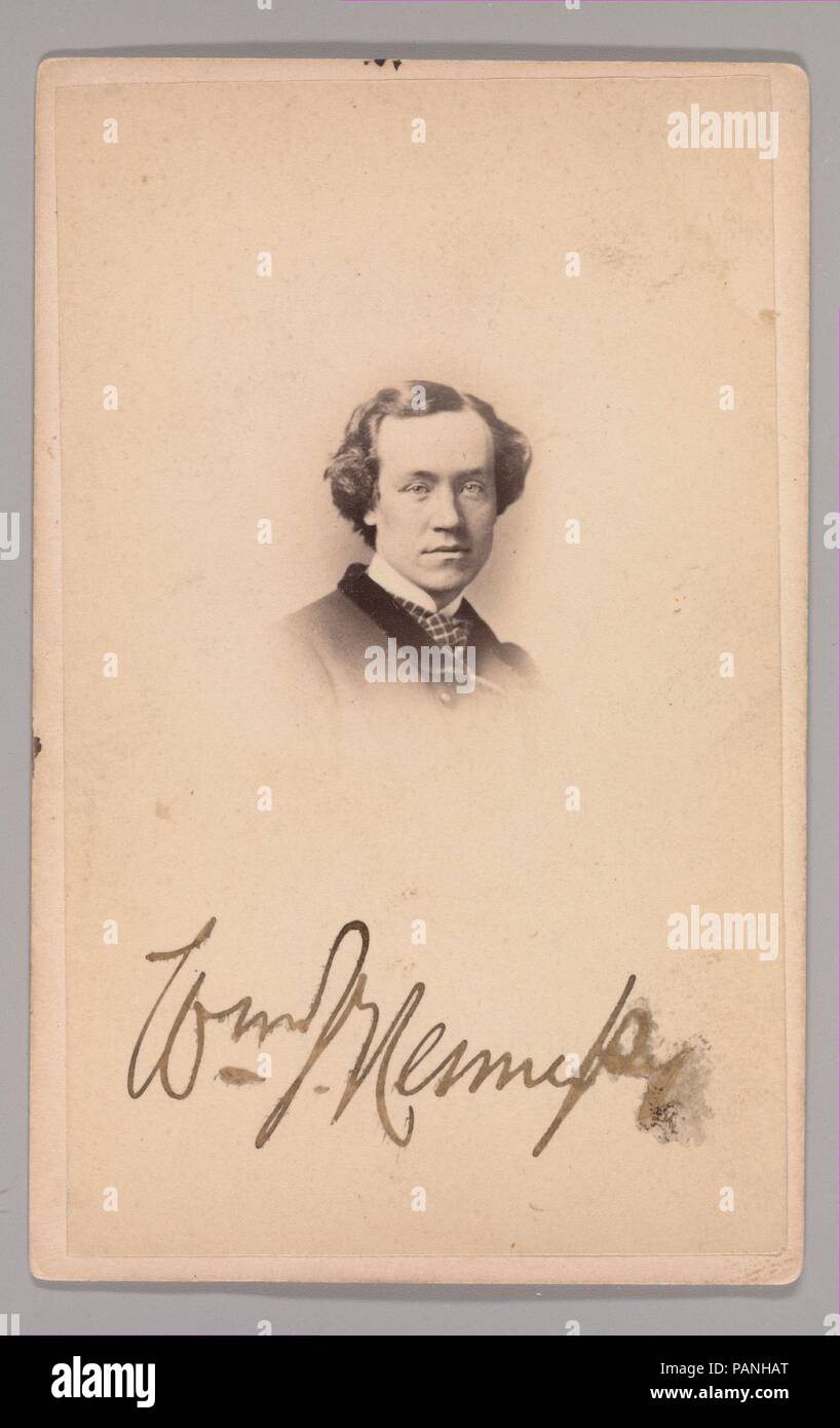 [William John Hennessy]. Artista: Maurice Stadtfeld (American, attivo 1860s). Dimensioni: circa 10,2 x 6,3 cm (4 x 2 1/2 in.). Data: 1860s. Museo: Metropolitan Museum of Art di New York, Stati Uniti d'America. Foto Stock