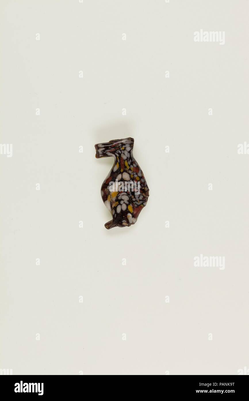 Taweret amuleto. Dimensioni: l. 2.2 × w. 1,3 cm (7/8 × 1/2 in.). Data: 100 BC-100 Annuncio. Museo: Metropolitan Museum of Art di New York, Stati Uniti d'America. Foto Stock