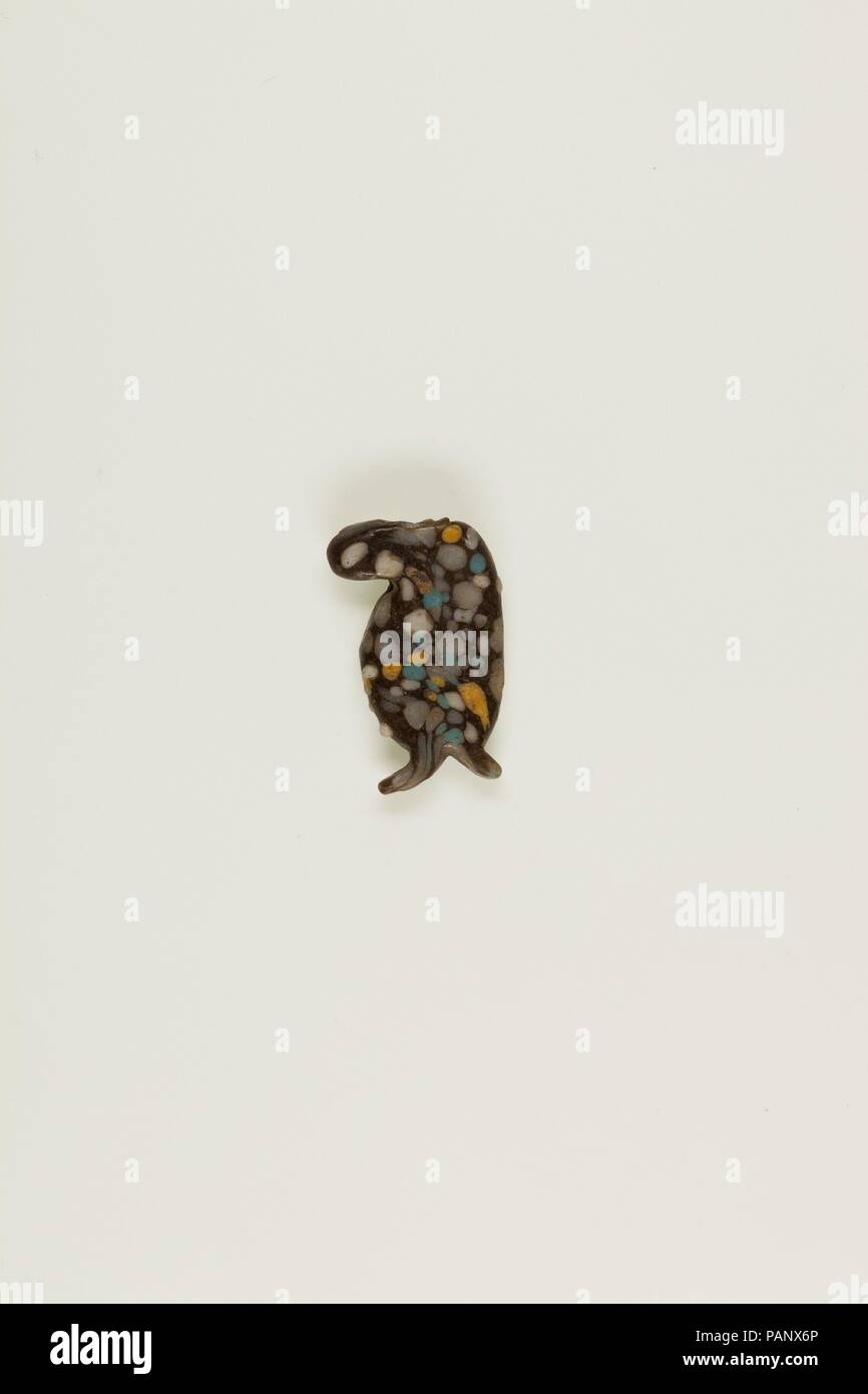 Taweret amuleto. Dimensioni: l. 1.9 × w. 1,3 cm (3/4 × 1/2 in.). Data: 100 BC-100 Annuncio. Museo: Metropolitan Museum of Art di New York, Stati Uniti d'America. Foto Stock