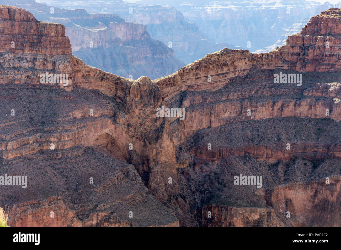 L'Eagle Rock, Hualapai Indian Reservation, il Parco Nazionale del Grand Canyon, Stati Uniti d'America, Martedì, 29 maggio 2018. Foto Stock