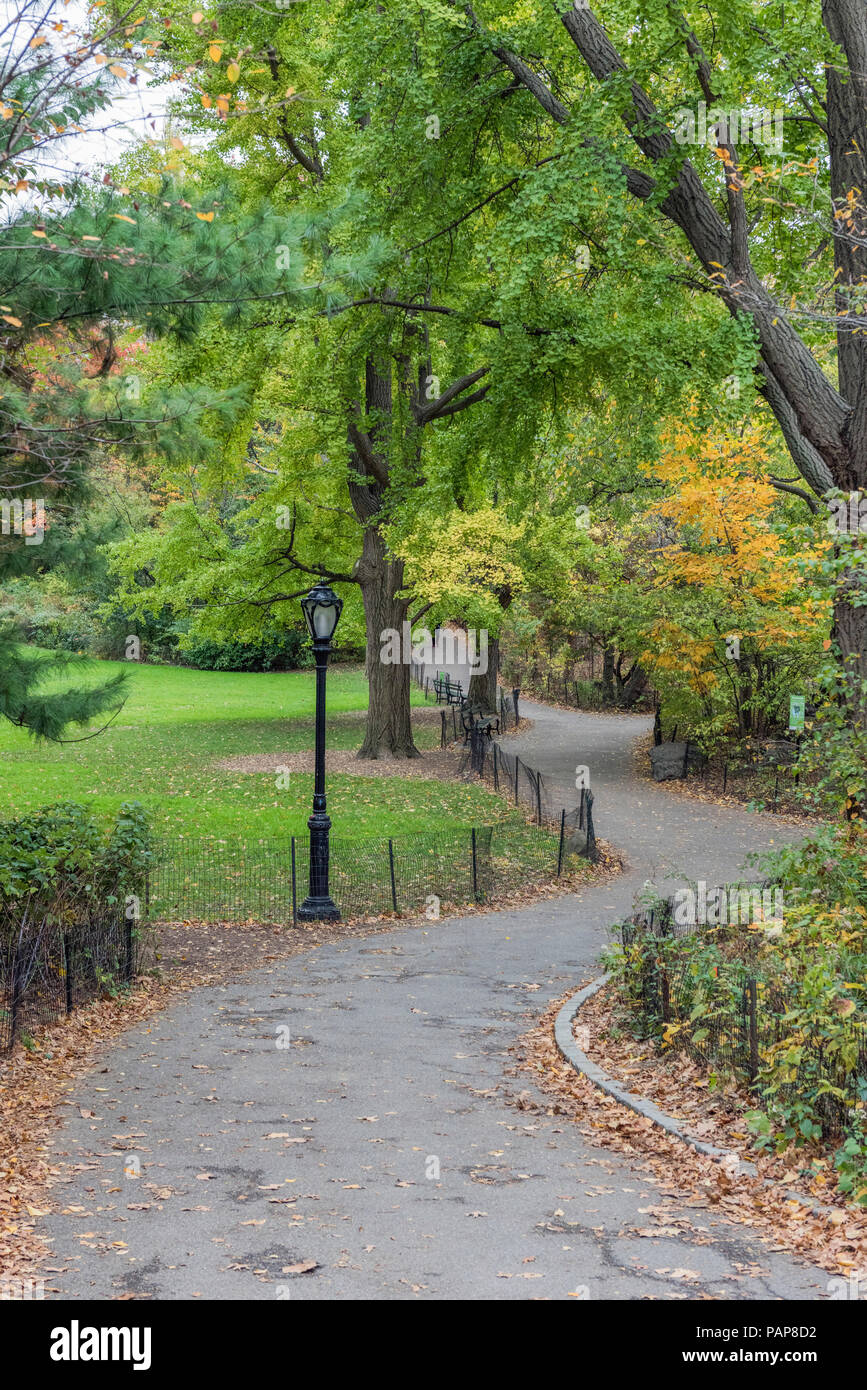 Stati Uniti d'America, New York City, Manhattan Central Park Foto Stock