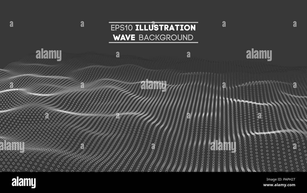 La tecnologia di dati astratta illustrazione futuristico . Bassa poli forma con il collegamento di punti e linee su sfondo scuro. Il rendering 3D . Grande per la visualizzazione di dati . Illustrazione Vettoriale