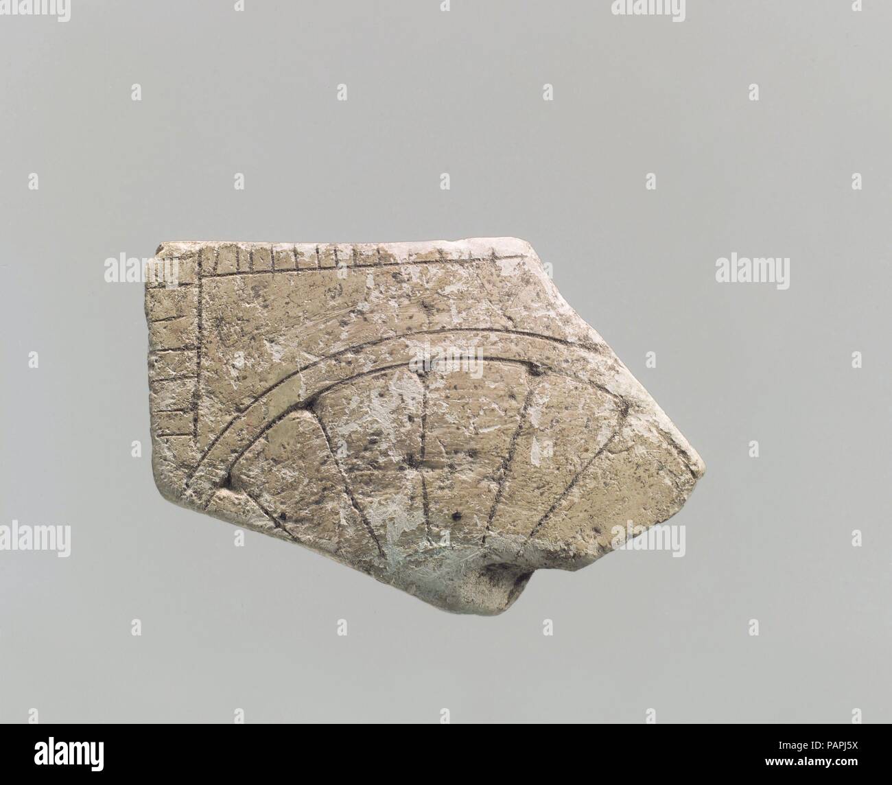 Elemento di arredamento. Cultura: Vecchia assiro colonia di trading. Dimensioni: 0,94 x 1.38 x 0.16 in. (2,39 x 3,51 x 0,41 cm). Data: ca. Il XVIII secolo A.C. Museo: Metropolitan Museum of Art di New York, Stati Uniti d'America. Foto Stock