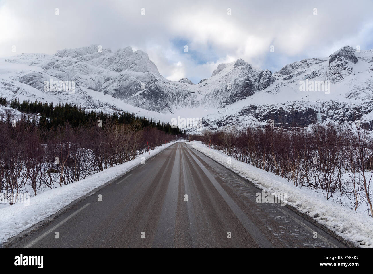 Norvegia Lofoten, Nusfjord Foto Stock