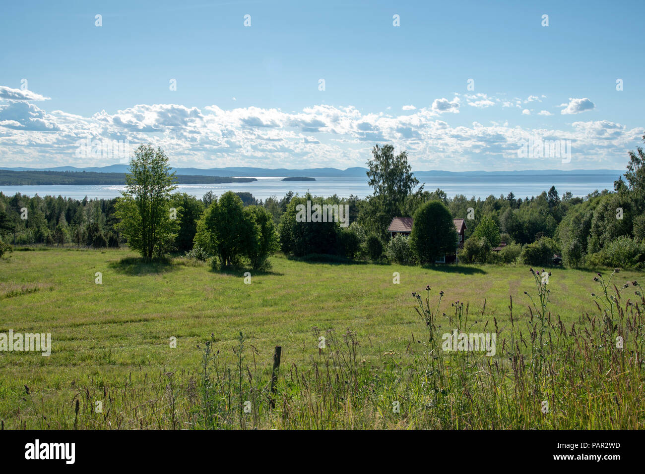 Tallberg sul lago Siljan in Svezia Foto Stock