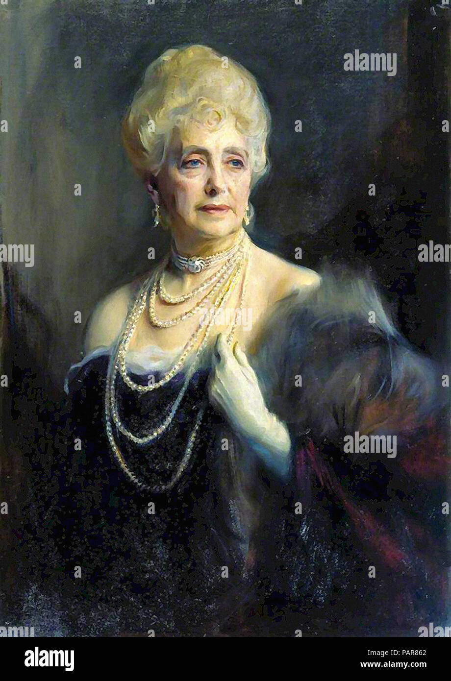 Laszlü3 FüCLöp Elek - il diritto agli onorevoli Mabell Ogilvy Dowager Contessa di Airlie Foto Stock