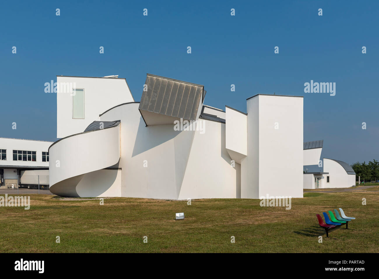 Vitra Design Museum building di Frank Gehry a Weil am Rhein, Germania Foto Stock