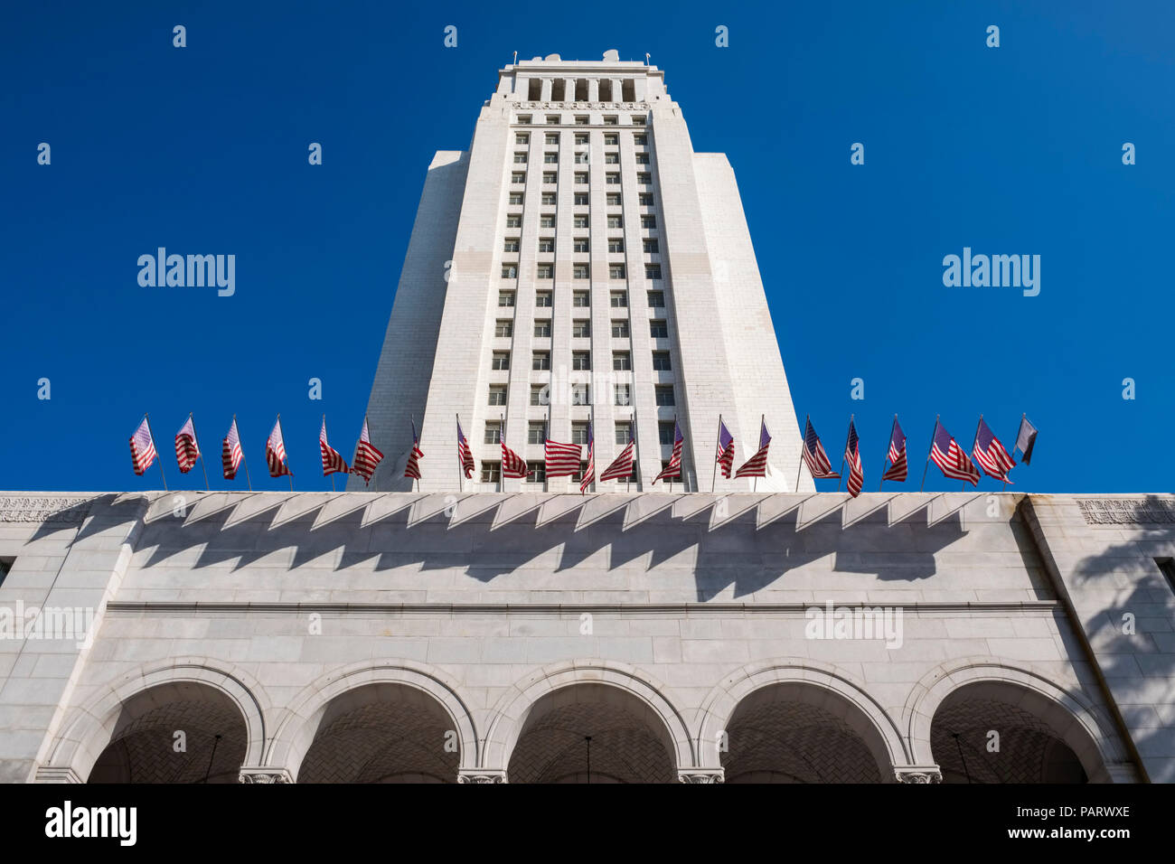 Los Angeles City Hall, la City Hall, CALIFORNIA, STATI UNITI D'AMERICA Foto Stock