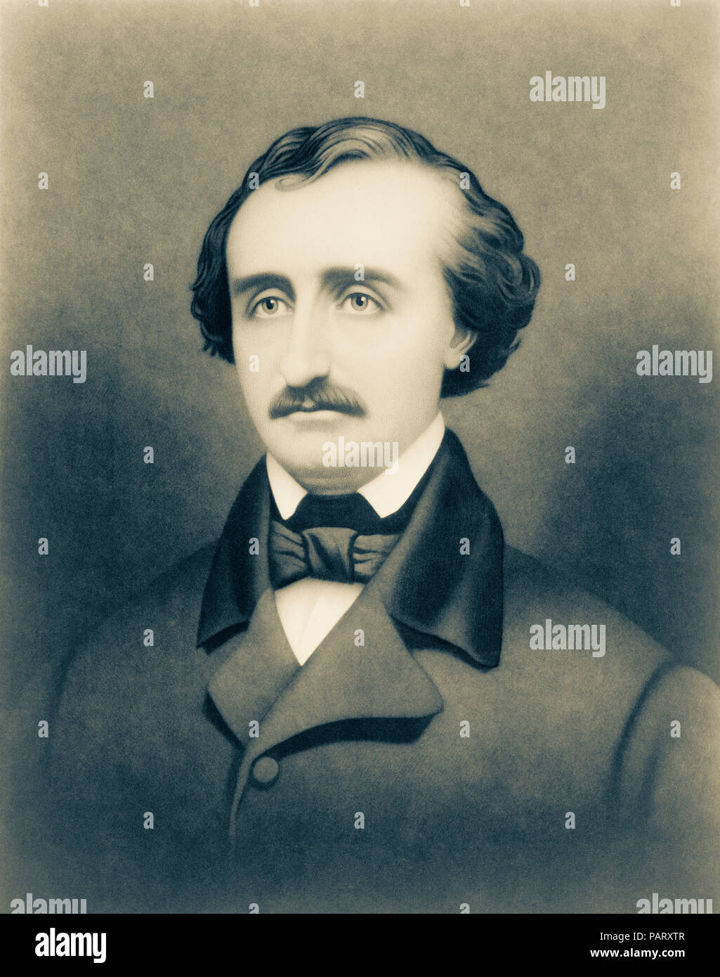 Edgar Allan Poe, 1809-1849. Lo scrittore americano. Foto Stock